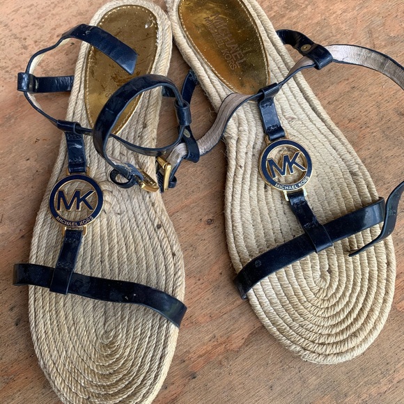 Michael Kors Rope Bottom Sandals - Picture 2 of 5